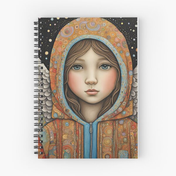 Item preview, Angel youngster with wings wearing a hoodie designed and sold by Colin Bentham.