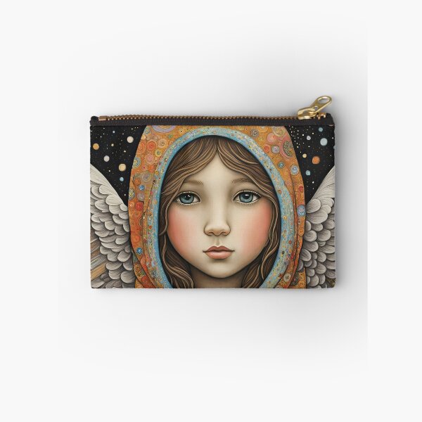 Item preview, Angel youngster with wings wearing a hoodie designed and sold by Colin Bentham.