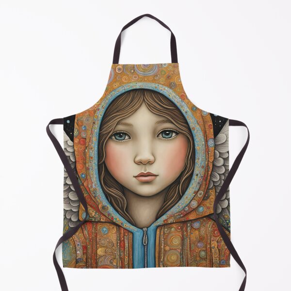 Item preview, Angel youngster with wings wearing a hoodie designed and sold by Colin Bentham.