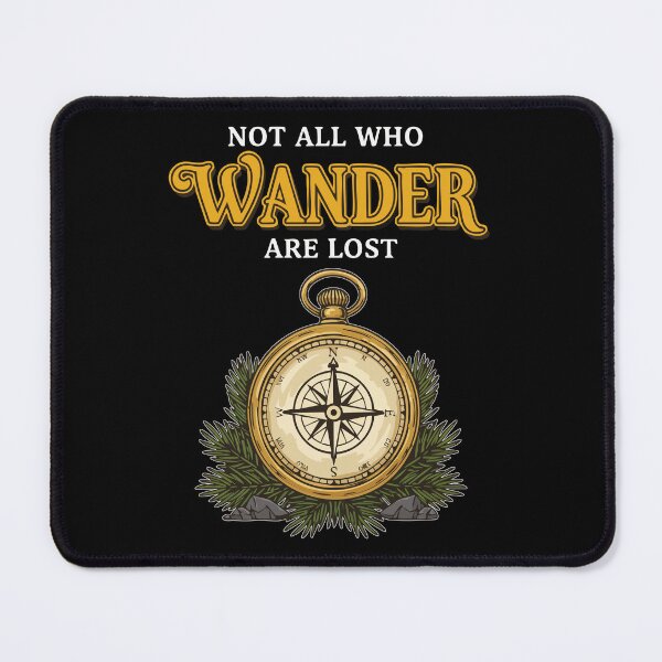 Item preview, Not All Who Wander Are Lost - Vintage Compass designed and sold by PixelStudioBe.