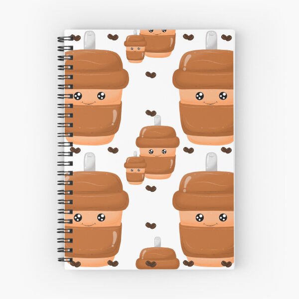 Item preview, A collection of cute cartoon coffee-themed illustrations featuring a bear character with a cup, coffee beans, bread designed and sold by LSKY Art.
