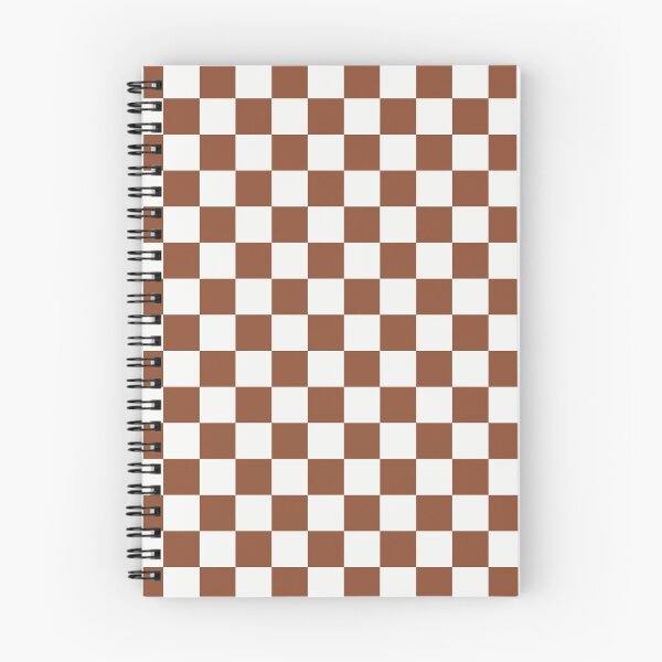 Item preview, White And Copper Checkered Pattern designed and sold by pattern-archive.