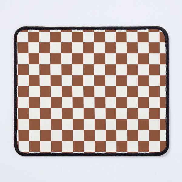 Item preview, White And Copper Checkered Pattern designed and sold by pattern-archive.