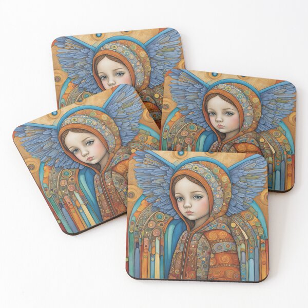Item preview, Angel youngster with wings wearing a hoodie designed and sold by Colin Bentham.
