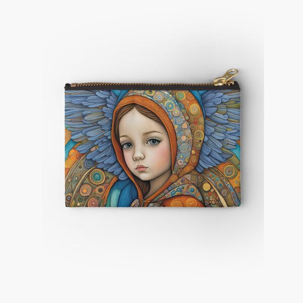 Item preview, Angel youngster with wings wearing a hoodie designed and sold by Colin Bentham.