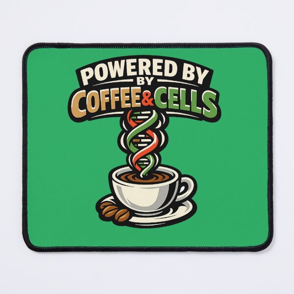 Item preview, Powered by Coffee and Cells designed and sold by Tender Flower Clothing.