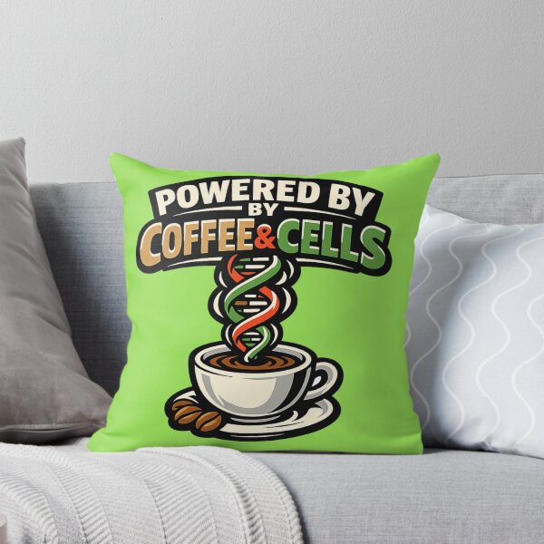 Item preview, Powered by Coffee and Cells designed and sold by Tender Flower Clothing.