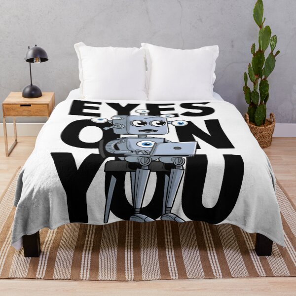 Item preview, Eyes On You Funny Cybersecurity Robot Privacy Design designed and sold by Zenith Design.