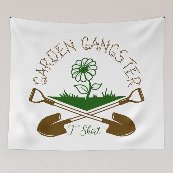 Item preview, Garden Gangster Funny Plant Lover Crossed Shovels designed and sold by SP Motif.