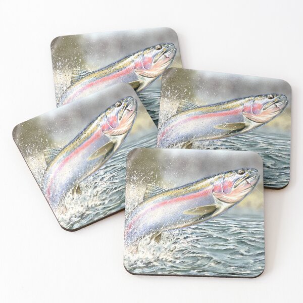 Item preview, Pink Stripe--Steelhead designed and sold by fishinjonny.