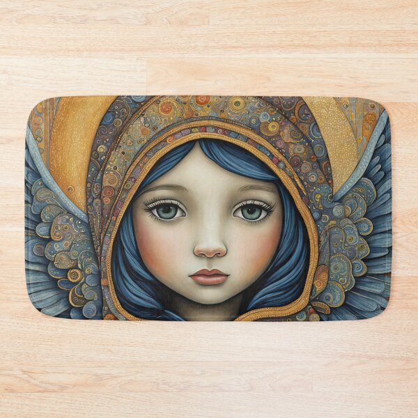 Item preview, Angel youngster with wings wearing a hoodie designed and sold by Colin Bentham.