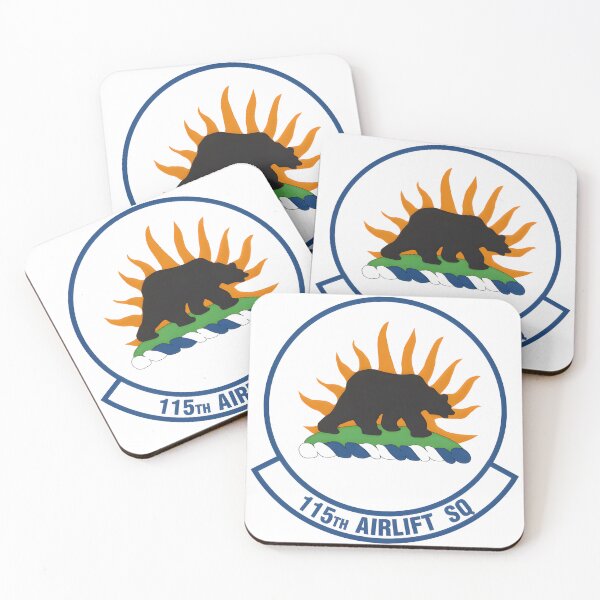 Item preview, 115th Airlift Squadron Military Patch Insignia designed and sold by CharlieDesings.