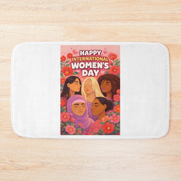 Item preview, Empowered Together – Happy International Women’s Day Floral Sisterhood Illustration designed and sold by Lu7u.
