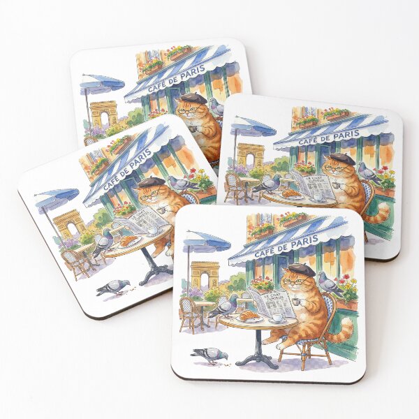 Item preview, Le Chat Curieux designed and sold by DucksAbducted.