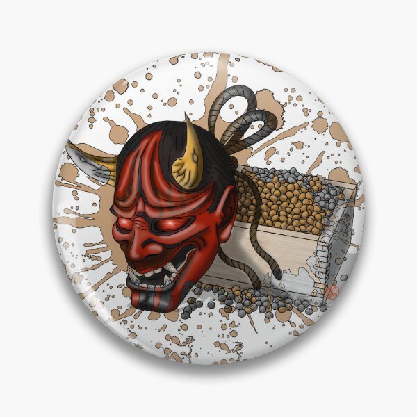 Item preview, Setsubun: Oni Mask and Lucky Beans designed and sold by Nekogobido.