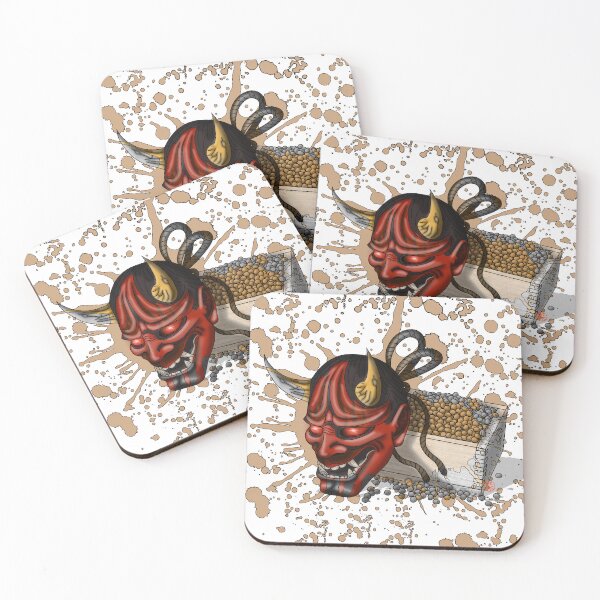 Item preview, Setsubun: Oni Mask and Lucky Beans designed and sold by Nekogobido.
