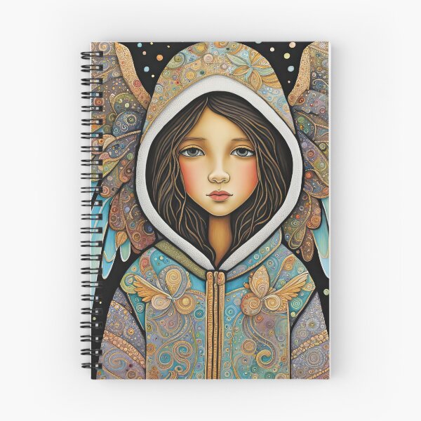 Item preview, Angel youngster with wings wearing a hoodie designed and sold by Colin Bentham.