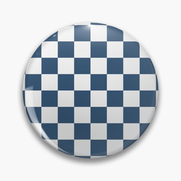 Item preview, White And Denim Checkered Pattern designed and sold by pattern-archive.