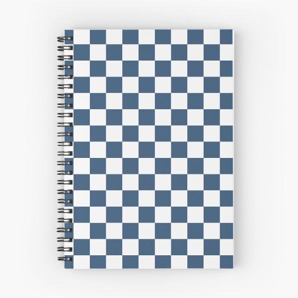 Item preview, White And Denim Checkered Pattern designed and sold by pattern-archive.