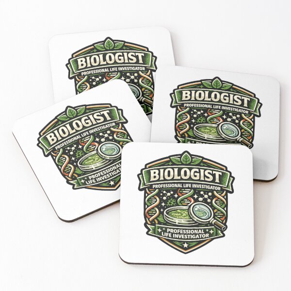 Item preview, Biologist Professional Life Investigator Badge designed and sold by Tender Flower Clothing.