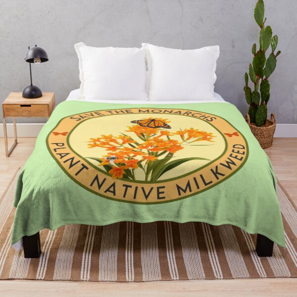 Item preview, Save the Monarchs Plant Native Milkweed (Butterfly Weed) designed and sold by SnakeCharm.