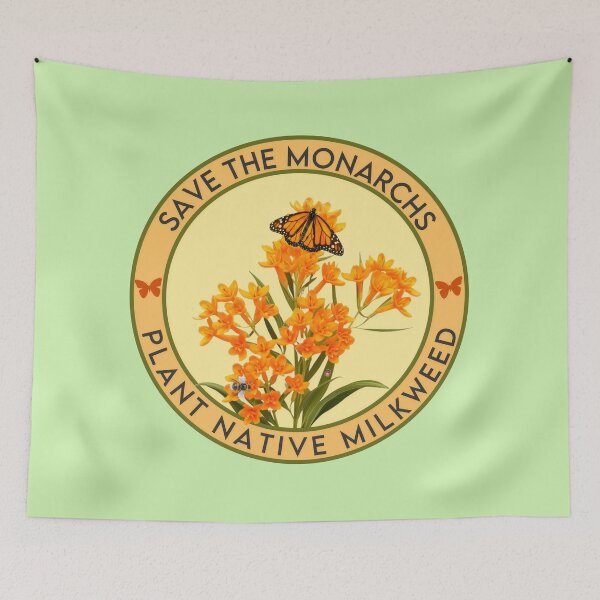 Item preview, Save the Monarchs Plant Native Milkweed (Butterfly Weed) designed and sold by SnakeCharm.