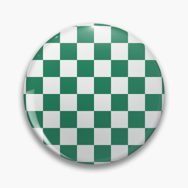 Item preview, White And Emerald Checkered Pattern designed and sold by pattern-archive.