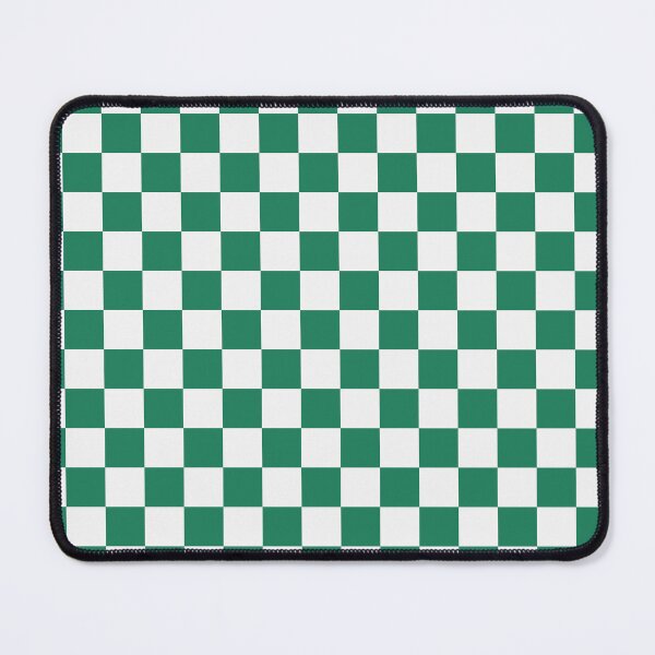 Item preview, White And Emerald Checkered Pattern designed and sold by pattern-archive.