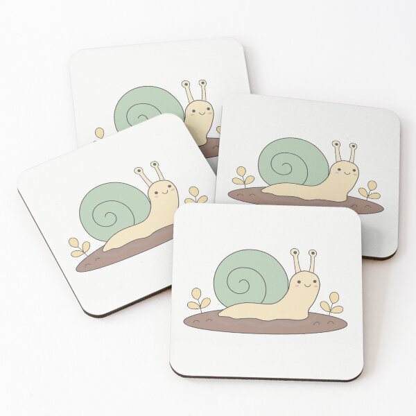 Item preview, Happy Snail Garden Friend in Soft Sage Green designed and sold by risingrocket.