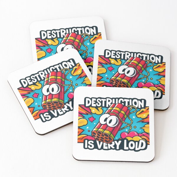 Item preview, Destruction is VERY LOUD! designed and sold by Shs-Kenya.