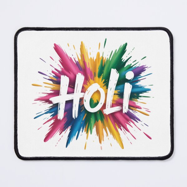 Item preview, Holi Festival Rainbow Powder Starburst Shirt | Bold Brushstroke Color Explosion Spring Celebration Tee designed and sold by DarylWelsh2024.