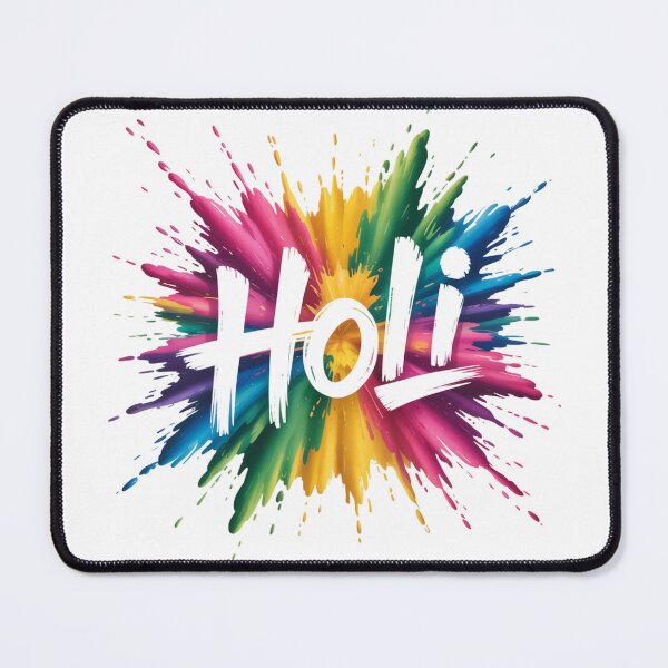 Item preview, Holi Festival Rainbow Liquid Burst Shirt | Bold Marker Brushstroke Color Explosion Spring Celebration Tee designed and sold by DarylWelsh2024.
