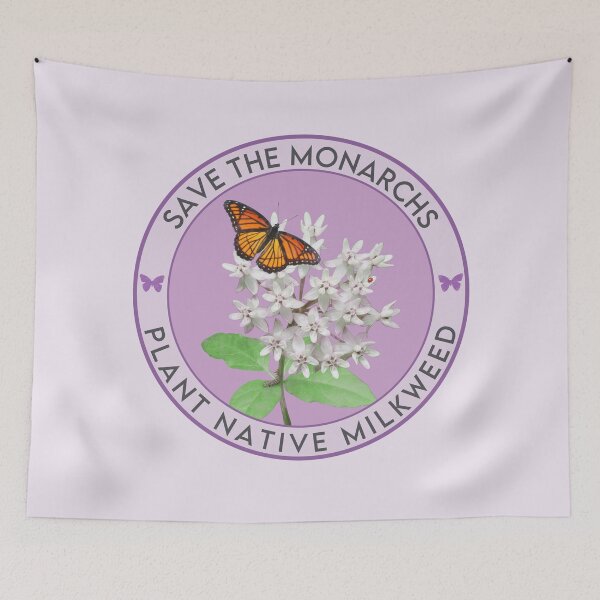 Item preview, Save the Monarchs Plant Native Milkweed (Four Leaved Milkweed) designed and sold by SnakeCharm.