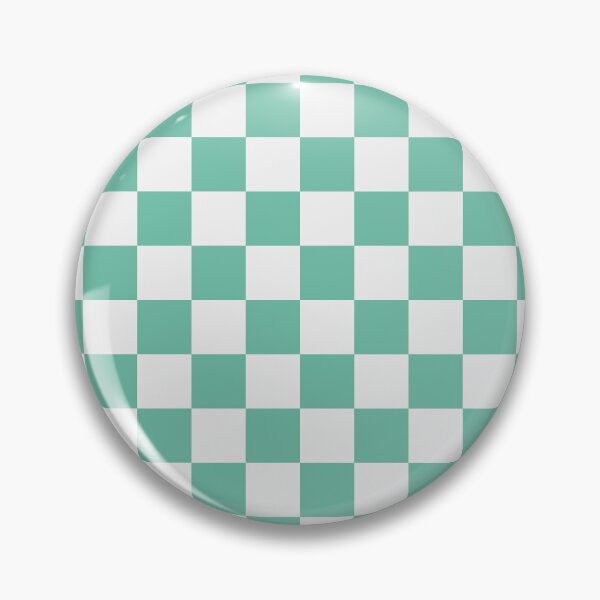 Item preview, White And Green Checkered Pattern designed and sold by pattern-archive.