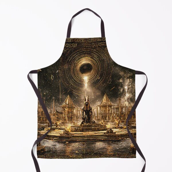 Item preview, The House of Set | Egyptian Mythology Temple Under Eclipse designed and sold by Stoneflower-Art.