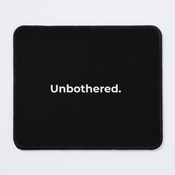 Item preview, Unbothered Shirt - Apathy Aesthetic Statement Tee - Detached Energy Minimalist Design - Psychology Boundaries Gift - Black White Typography designed and sold by Lumawear .