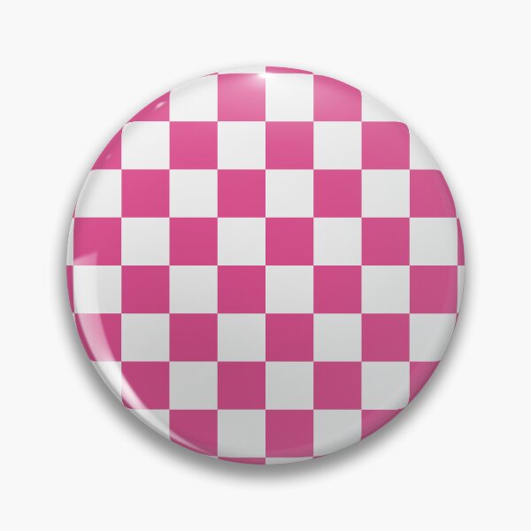 Item preview, White And Hot Pink Checkered Pattern designed and sold by pattern-archive.