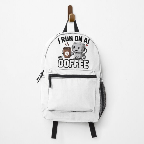 Item preview, Funny AI Robot Coffee Programmer Artificial Intelligence Coding Design designed and sold by Zenith Design.