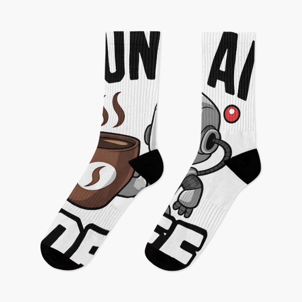 Item preview, Funny AI Robot Coffee Programmer Artificial Intelligence Coding Design designed and sold by Zenith Design.