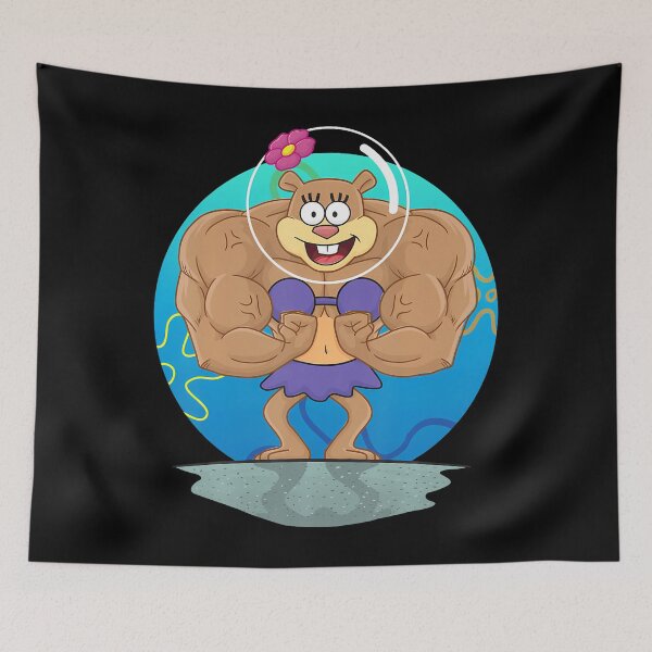 Item preview, Mademark X Spongebob Squarepants - Sandy Cheeks Muscle  designed and sold by yahia19988.