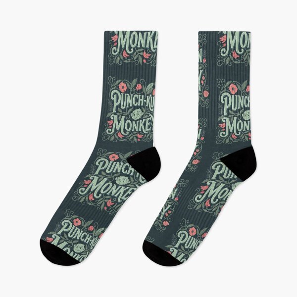 Item preview, Vintage Botanical PUNCH-KUN MONKEY Typography designed and sold by zzz888.