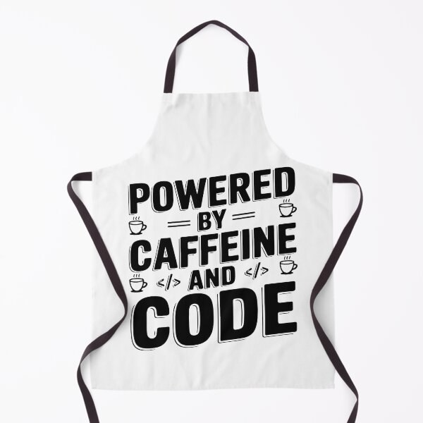 Item preview, Powered By Caffeine And Code Funny Programmer Coding Coffee Design designed and sold by Zenith Design.