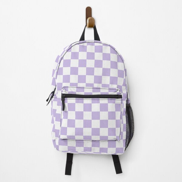 Item preview, White And Lavender Checkered Pattern designed and sold by pattern-archive.