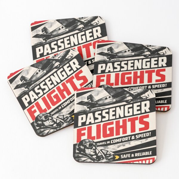 Item preview, Retro Air Travel Adventure: Book Your Flight Today! designed and sold by ForeverPrintsOK.