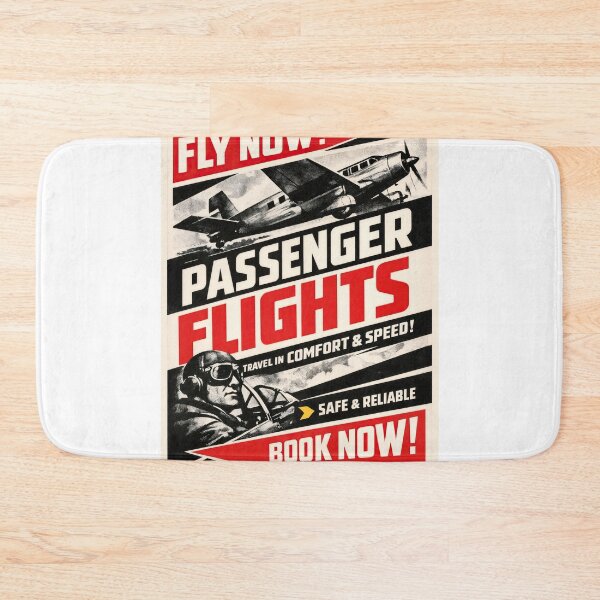 Item preview, Retro Air Travel Adventure: Book Your Flight Today! designed and sold by ForeverPrintsOK.
