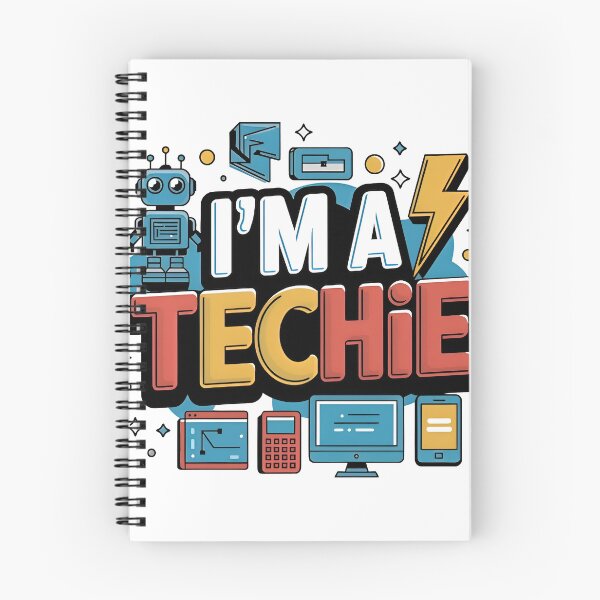 Item preview, I am a Techie Cute Robot Tech Lover IT Gadgets Design designed and sold by Zenith Design.