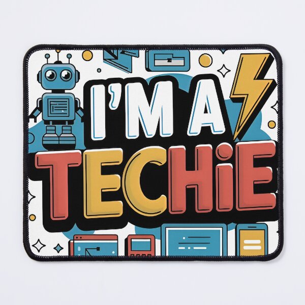 Item preview, I am a Techie Cute Robot Tech Lover IT Gadgets Design designed and sold by Zenith Design.
