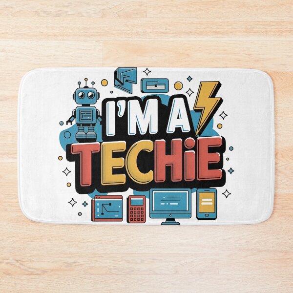 Item preview, I am a Techie Cute Robot Tech Lover IT Gadgets Design designed and sold by Zenith Design.