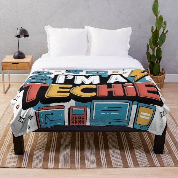 Item preview, I am a Techie Cute Robot Tech Lover IT Gadgets Design designed and sold by Zenith Design.