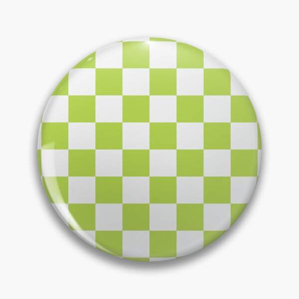 Item preview, White And Lime Checkered Pattern designed and sold by pattern-archive.